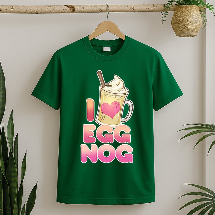 Christmas I Love Eggnog T-Shirt