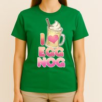 Christmas I Love Eggnog T-Shirt