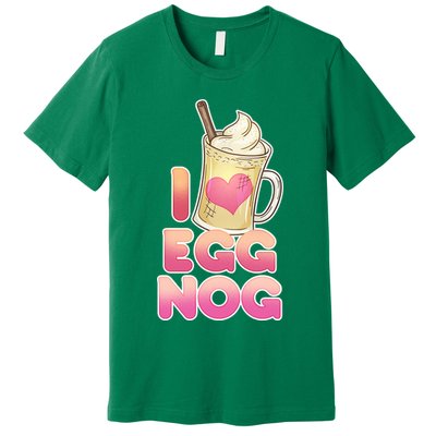 Christmas I Love Eggnog Premium T-Shirt