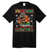 Christmas I'd Hit That Llama Pinata Ugly Sweater Tall T-Shirt