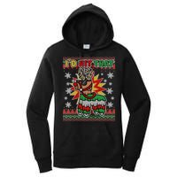 Christmas I'd Hit That Llama Pinata Ugly Sweater Women's Pullover Hoodie