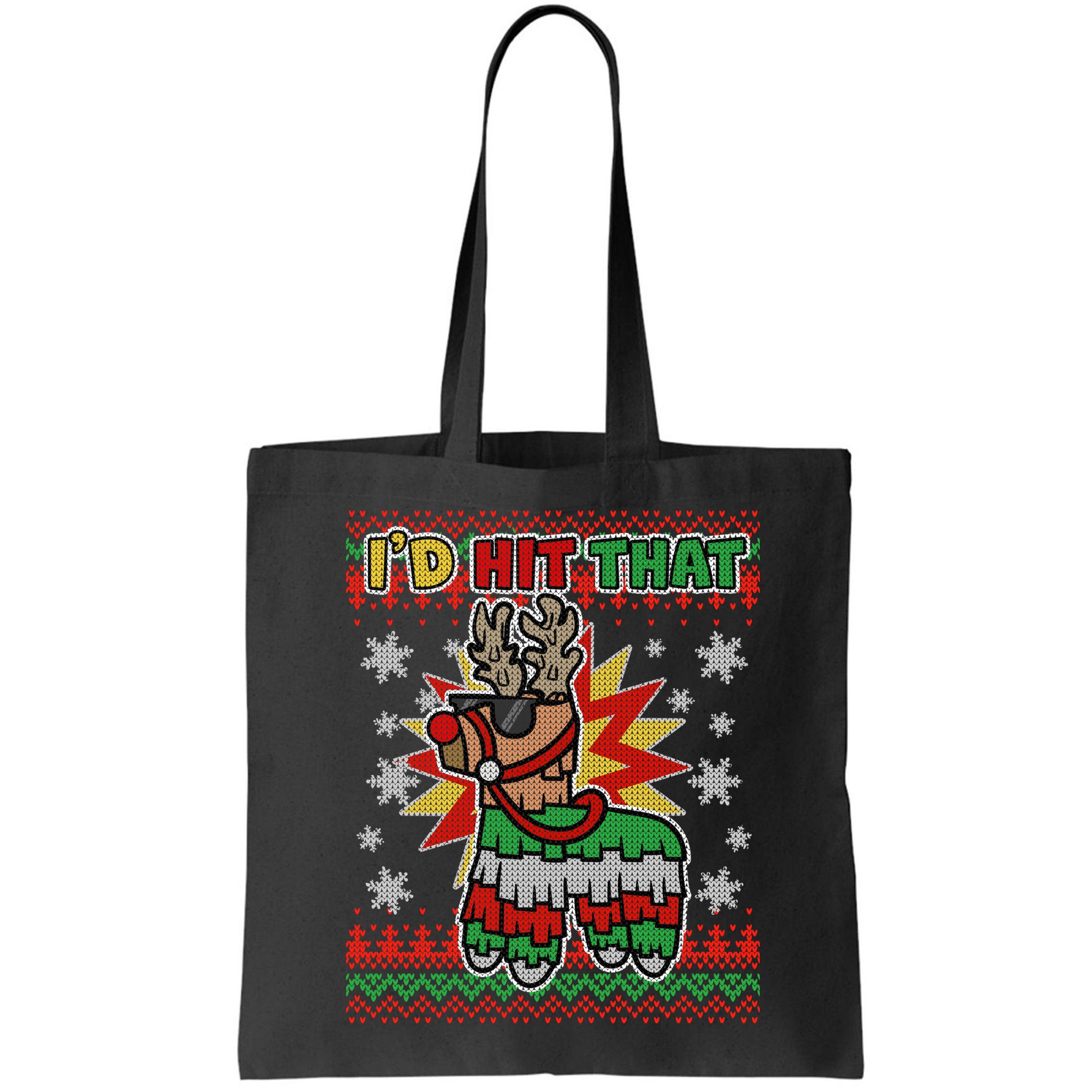 Christmas I'd Hit That Llama Pinata Ugly Sweater Bag