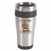 Christmas I'd Hit That Llama Pinata Ugly Sweater 16oz Travel Tumbler