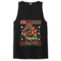 Christmas I'd Hit That Llama Pinata Ugly Sweater PosiCharge Competitor Tank