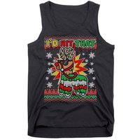 Christmas I'd Hit That Llama Pinata Ugly Sweater Tank Top