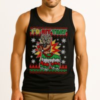 Christmas I'd Hit That Llama Pinata Ugly Sweater Tank Top