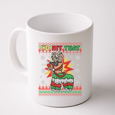 Christmas I'd Hit That Llama Pinata Ugly Sweater Coffee Mug