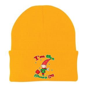 Christmas I'm The Sleepy Elf Knit Cap Winter Beanie