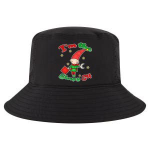 Christmas I'm The Sleepy Elf Cool Comfort Performance Bucket Hat