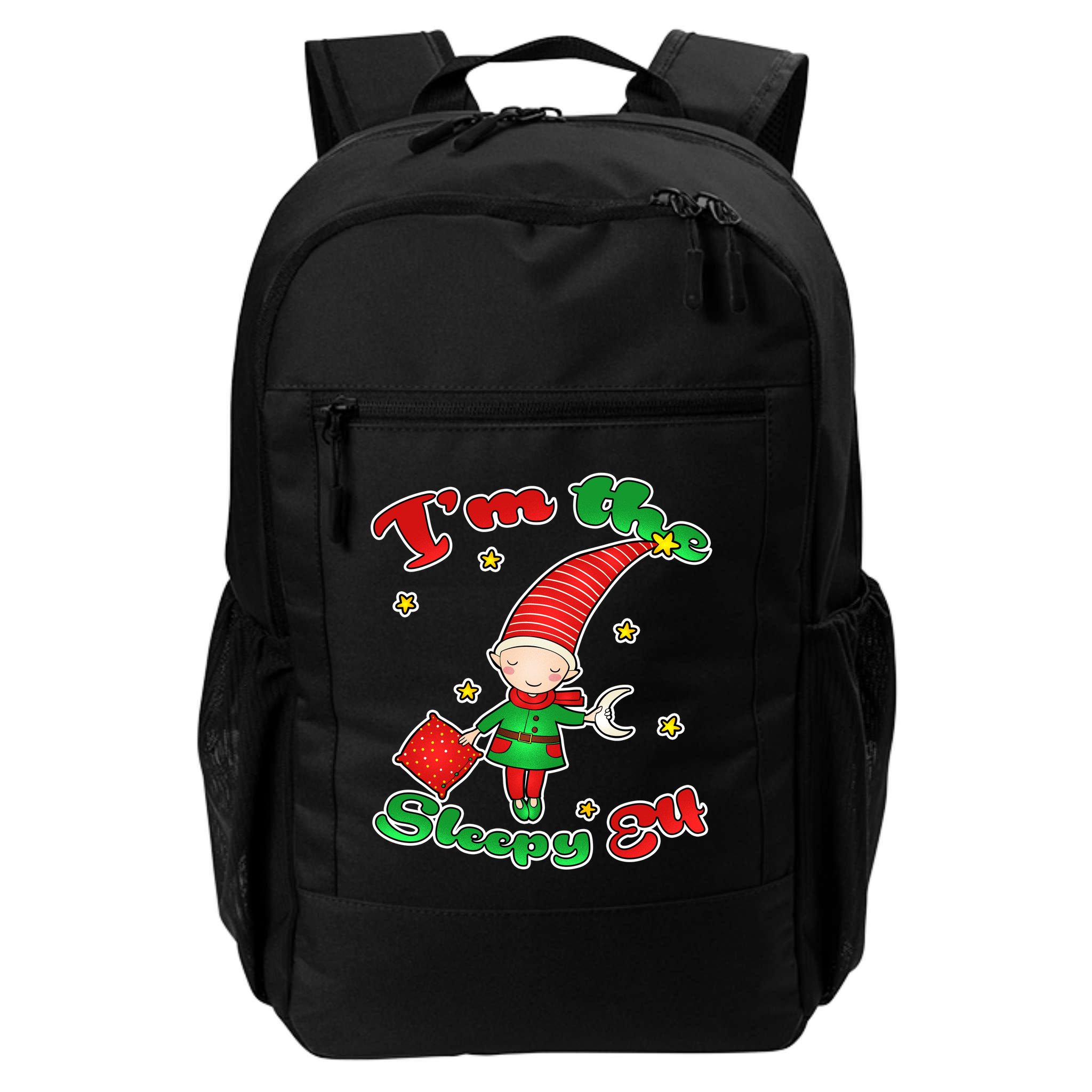 Christmas I'm The Sleepy Elf Backpack