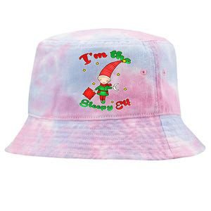 Christmas I'm The Sleepy Elf Tie-Dyed Bucket Hat