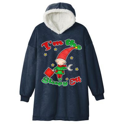 Christmas I'm The Sleepy Elf Hooded Wearable Blanket