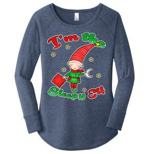 Christmas I'm The Sleepy Elf Women's Perfect Tri Tunic Long Sleeve Shirt