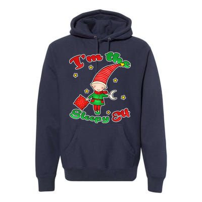 Christmas I'm The Sleepy Elf Premium Hoodie