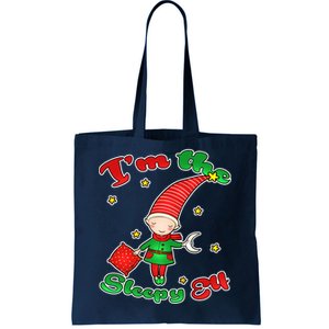 Christmas I'm The Sleepy Elf Tote Bag