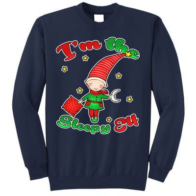 Christmas I'm The Sleepy Elf Tall Sweatshirt