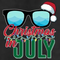 Christmas In July 7 Panel Mesh Trucker Snapback Hat