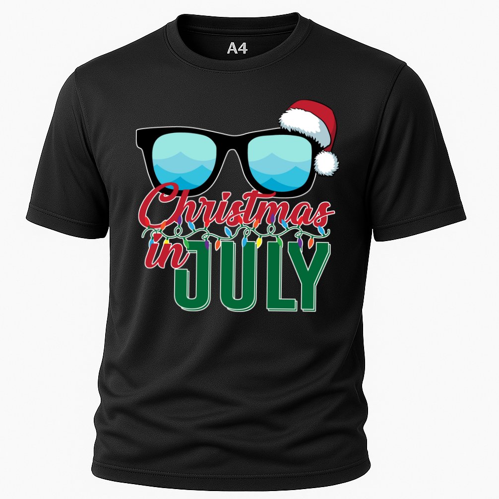 Christmas In July Cooling Performance Crew T-Shirt