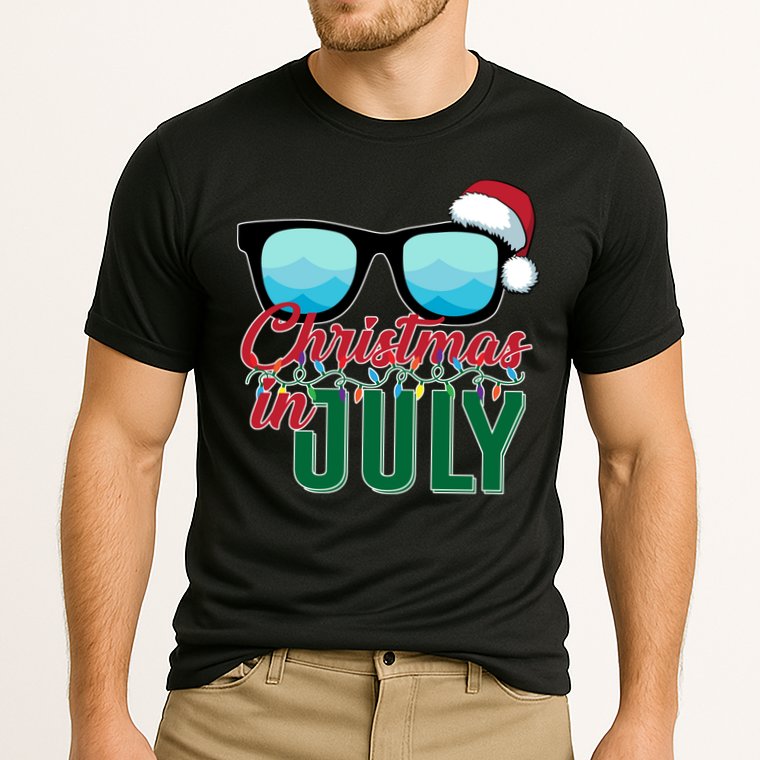 Christmas In July Cooling Performance Crew T-Shirt