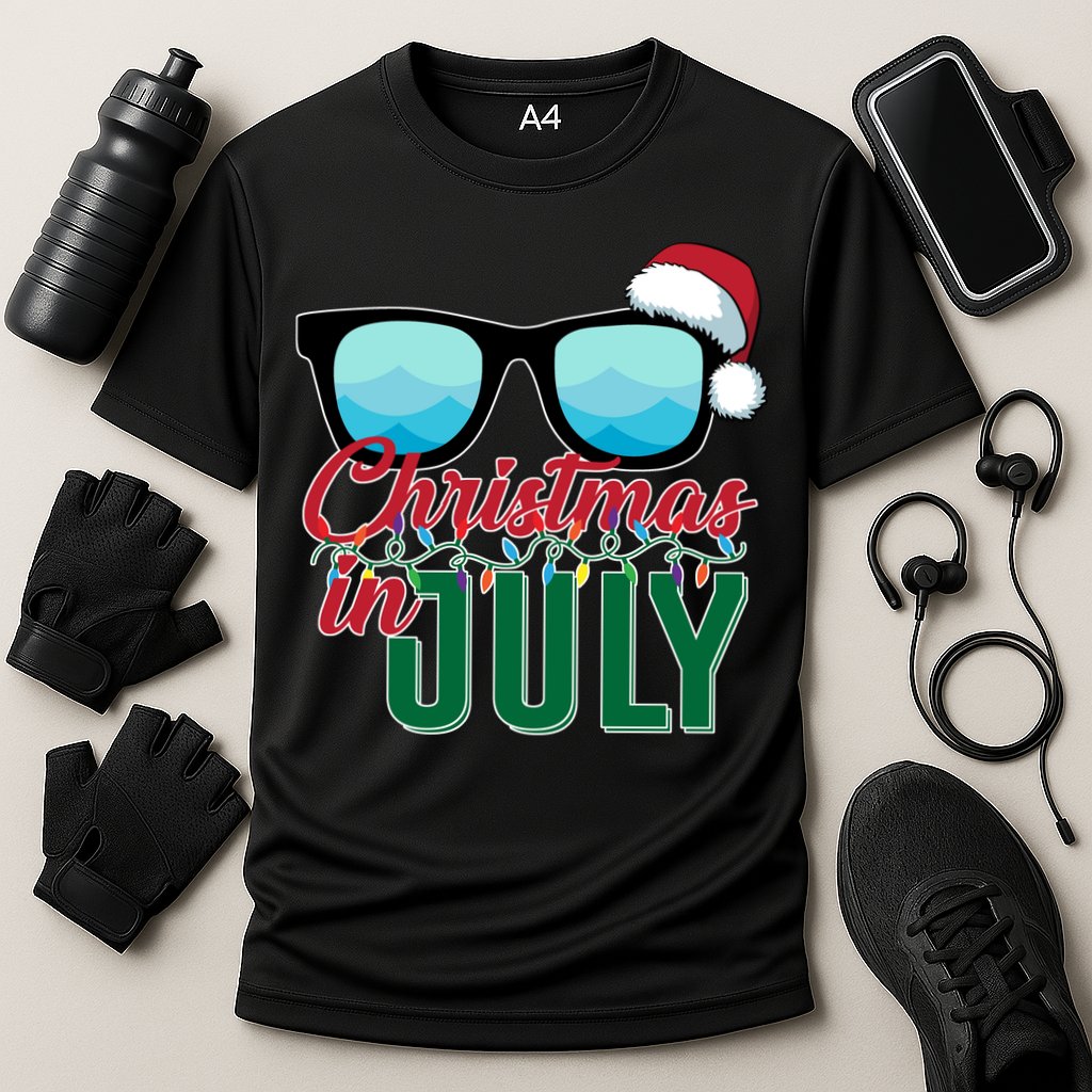 Christmas In July Cooling Performance Crew T-Shirt