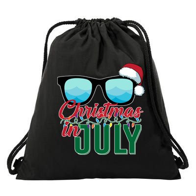 Christmas In July Drawstring Bag