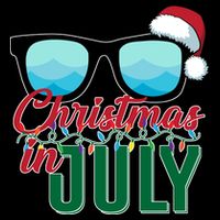 Christmas In July Drawstring Bag