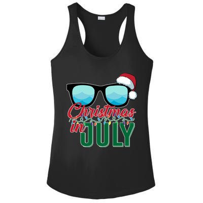 Christmas In July Ladies PosiCharge Competitor Racerback Tank