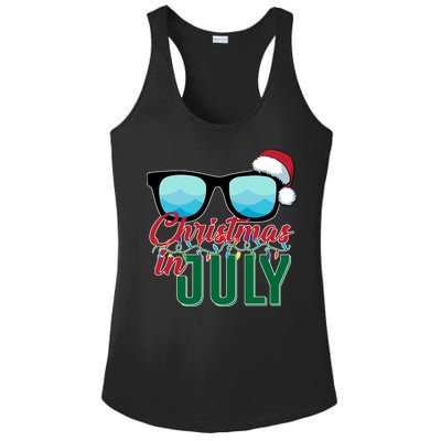 Christmas In July Ladies PosiCharge Competitor Racerback Tank