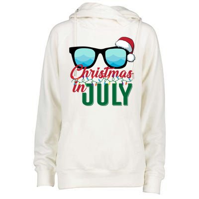 Christmas In July Womens Funnel Neck Pullover Hood