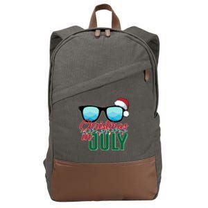 Christmas In July Cotton Canvas Backpack