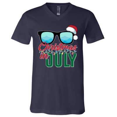 Christmas In July V-Neck T-Shirt