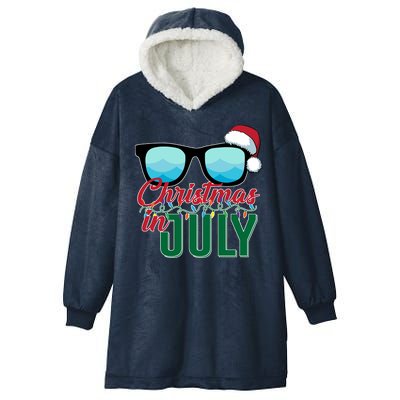 Christmas In July Hooded Wearable Blanket