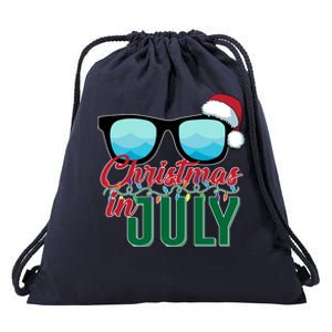 Christmas In July Drawstring Bag