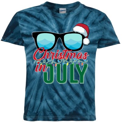 Christmas In July Kids Tie-Dye T-Shirt