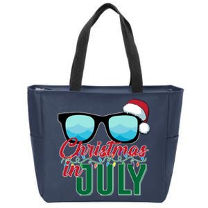 Christmas In July Zip Tote Bag