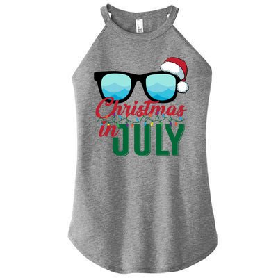 Christmas In July Women's Perfect Tri Rocker Tank