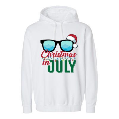 Christmas In July Garment-Dyed Fleece Hoodie