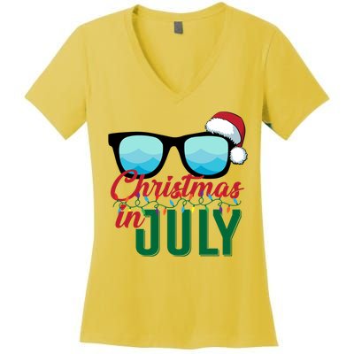 Christmas In July Women's V-Neck T-Shirt