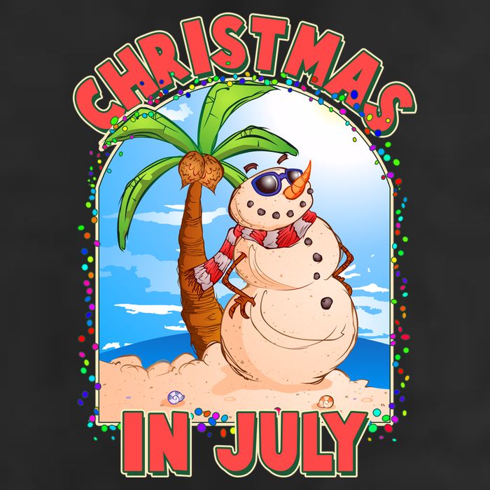 Christmas In July Beach Sand Snowman Cool Comfort Performance Bucket Hat