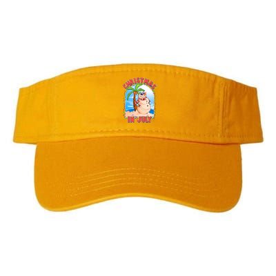 Christmas In July Beach Sand Snowman Visor