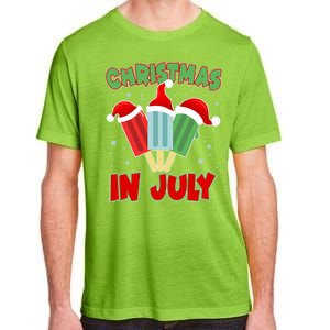 Christmas In July Festive Popsicles Adult ChromaSoft Performance T-Shirt