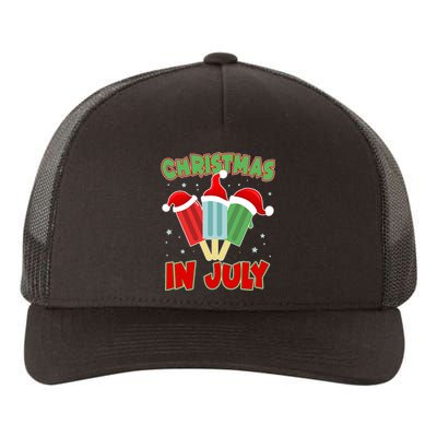 Christmas In July Festive Popsicles Yupoong Adult 5-Panel Trucker Hat