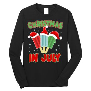 Christmas In July Festive Popsicles Long Sleeve Shirt