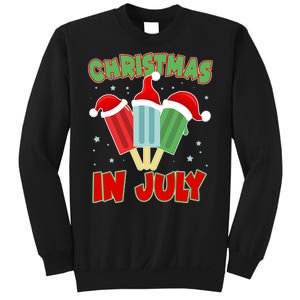 Christmas In July Festive Popsicles Sweatshirt