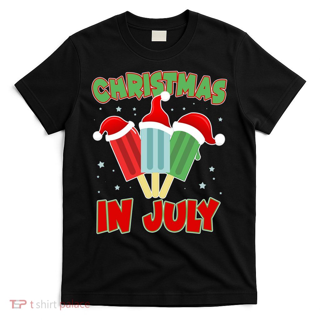 Christmas In July Festive Popsicles T-Shirt