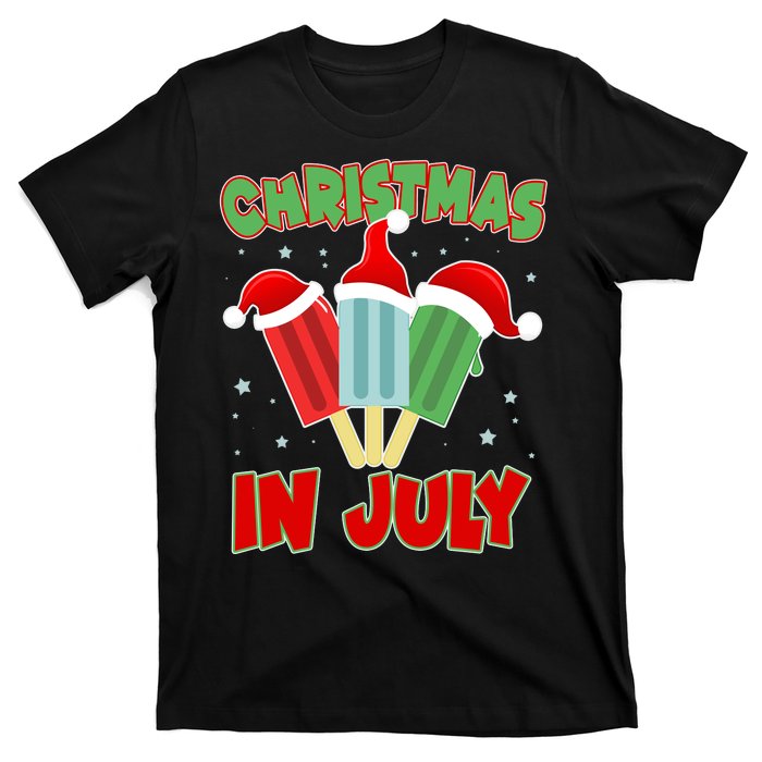 Christmas In July Festive Popsicles T-Shirt