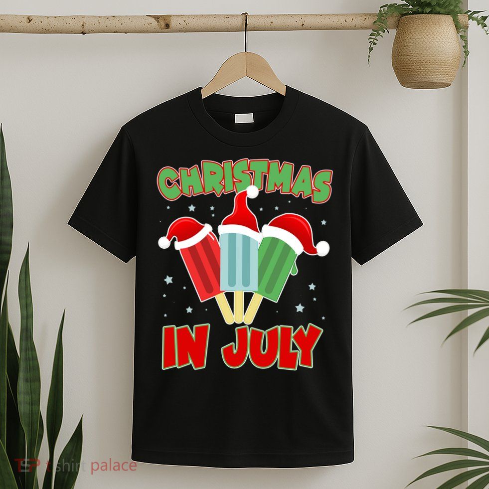 Christmas In July Festive Popsicles T-Shirt