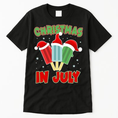 Christmas In July Festive Popsicles Tall T-Shirt