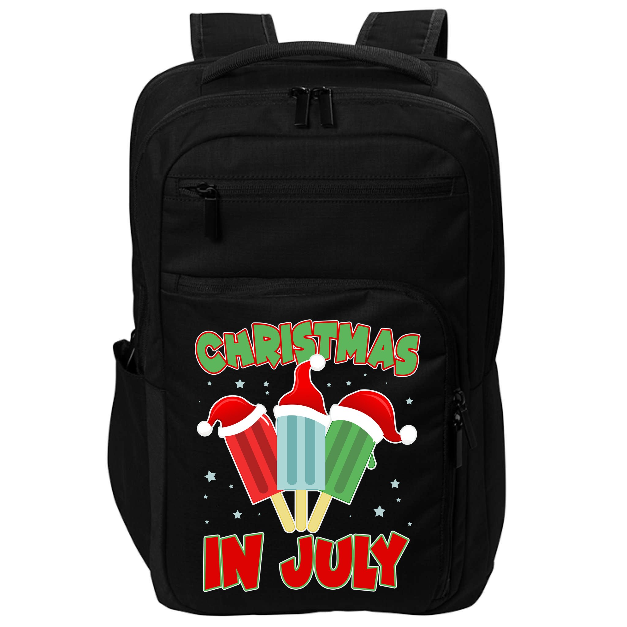 Christmas In July Festive Popsicles Impact Tech Backpack