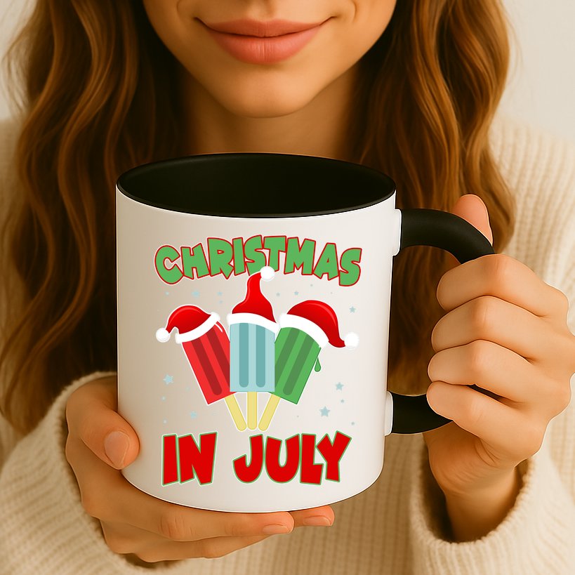 Christmas In July Festive Popsicles Mug